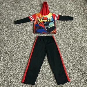 Spider-Man Marvel 2-Piece Set - Sweatshirt and Sweatpants - Brand New